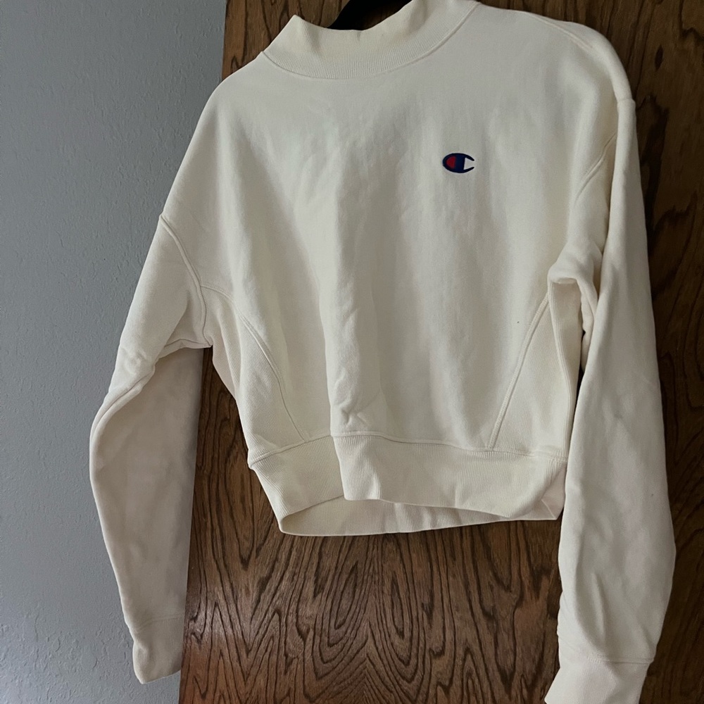 Vintage Champion mock turtle neck sweat shirt size medium